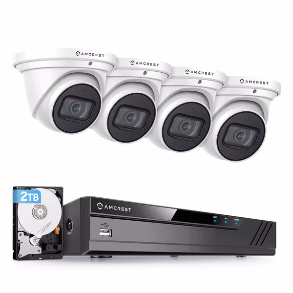 Amcrest 4K 8-Ch PoE NVR System